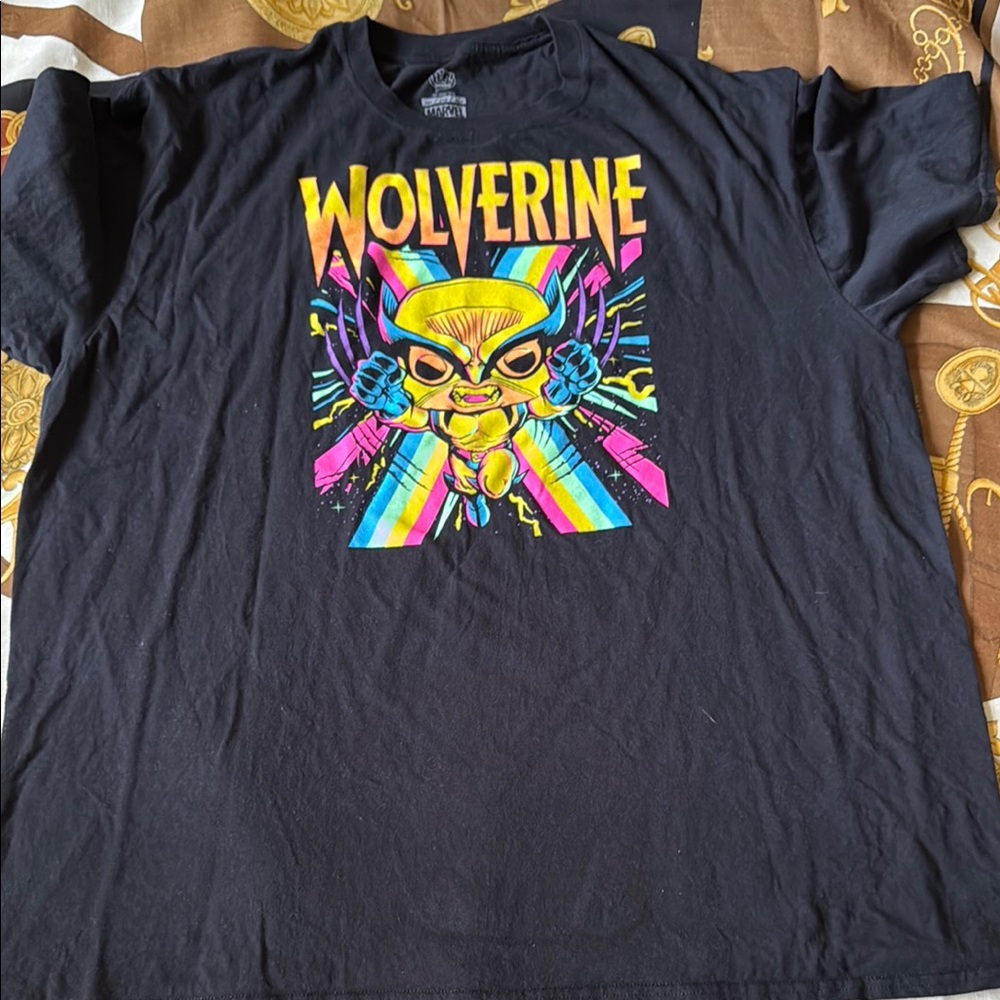 Marvel Black Wolverine Graphic Tee